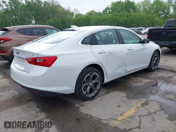 2024 Chevrolet Malibu LT with VIN 1G1ZD5ST4RF159851, listed as a IAAI auction lot 42121488 with 35,973 mi miles and . Bid and sale history available at DreamBid. Image 4.