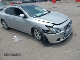 2013 Nissan Maxima SV with VIN 1N4AA5AP6DC802945, listed as a IAAI auction lot 42436193 with 144,462 mi miles and . Bid and sale history available at DreamBid. Image 1.