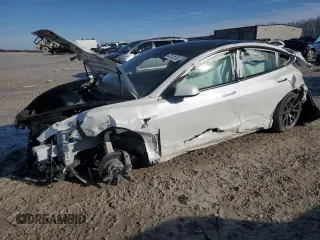 2021 Tesla Model 3 Long Range with VIN 5YJ3E1EB7MF849399, listed as a Copart auction lot 47010175 with Not Provided miles and Salvage Title. Bid and sale history available at carsss.com. Image 1.