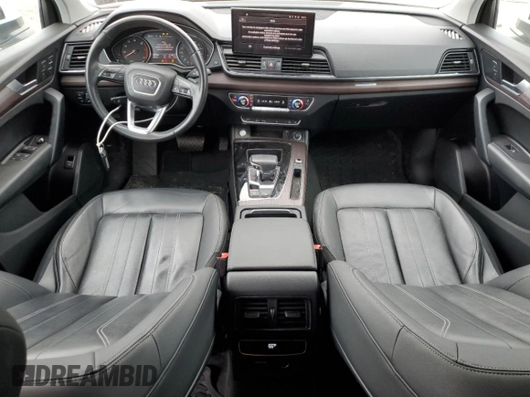 2021 Audi Q5 Premium with VIN WA1AAAFY0M2002856, listed as a Copart auction lot 45542955 with 40,558 mi miles and Salvage Title. Bid and sale history available at carsss.com. Image 8.