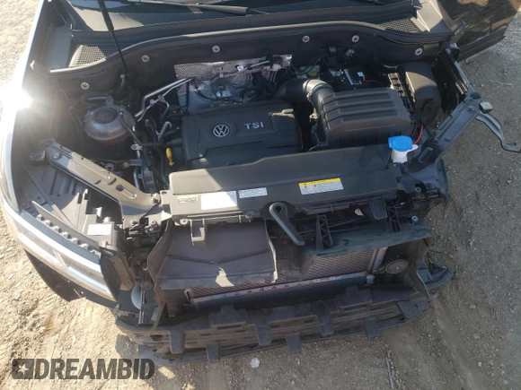 2021 Volkswagen Atlas SE with VIN 1V2JP2CA1MC585383, listed as a Copart auction lot 62145184 with 43,840 mi miles and Salvage title. Bid and sale history available at DreamBid. Image 11.