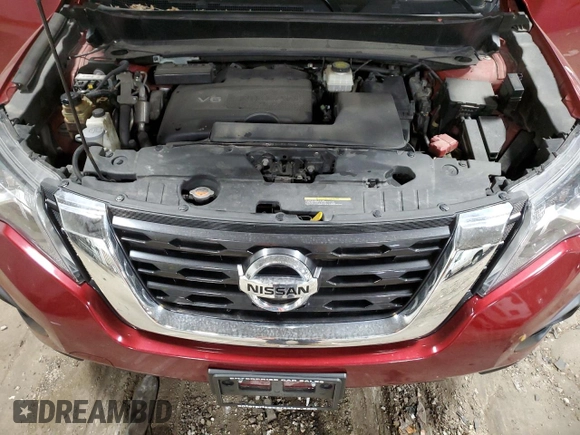 2018 Nissan Pathfinder SL z VIN 5N1DR2MM3JC645270, wystawiony jako Copart lot #55158035 z przebiegiem 88 354 mil mil oraz Nie do naprawy • Non repairable. Historia ofert i sprzedaży dostępna na DreamBid. Obrazek 12.
