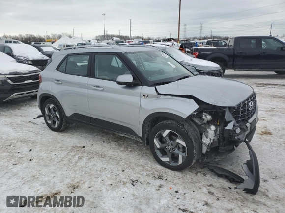 2021 Hyundai Venue SEL with VIN KMHRC8A34MU076370, listed as a Copart auction lot 46057825 with 9,271 mi miles and Non Repairable. Bid and sale history available at carsss.com. Image 4.
