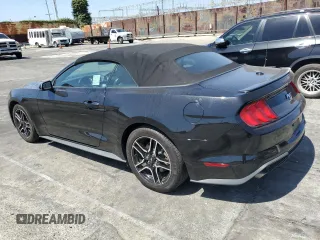 2018 Ford Mustang EcoBoost Premium with VIN 1FATP8UH2J5133487, listed as a Copart auction lot 61570415 with 106,269 mi miles and Salvage title. Bid and sale history available at DreamBid. Image 2.