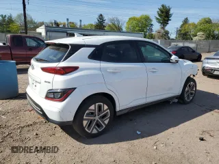 2023 Hyundai Kona SEL with VIN KM8K33AG7PU190018, listed as a Copart auction lot 54511335 with 61,389 mi miles and Non Repairable. Bid and sale history available at carsss.com. Image 3.