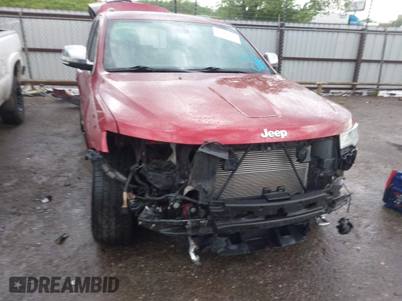 2014 Jeep Grand Cherokee Overland with VIN 1C4RJFCG9EC460165, listed as a IAAI auction lot 42092137 with 131,802 mi miles and . Bid and sale history available at DreamBid. Image 6.