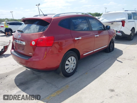 2015 Nissan Rogue S with VIN JN8AS5MV7FW252632, listed as a IAAI auction lot 42096684 with 128,788 mi miles and . Bid and sale history available at DreamBid. Image 4.