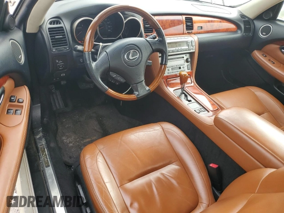 2002 Lexus SC 430 z VIN JTHFN48Y020031831, wystawiony jako Copart lot #60928345 z przebiegiem 97 935 mil mil oraz Szkoda całkowita • Salvage title. Historia ofert i sprzedaży dostępna na DreamBid. Obrazek 8.