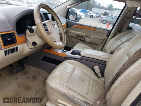 2009 Infiniti QX56 with VIN 5N3AA08D19N901258, listed as a Copart auction lot 42328464 with 226,720 mi miles and Salvage Title. Bid and sale history available at carsss.com. Image 7.