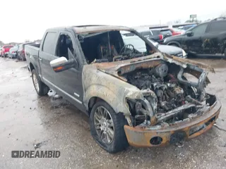 2013 Ford F-150 XL with VIN 1FTFW1ET3DFD33538, listed as a IAAI auction lot 41556972 with 1 mi miles. Bid and sale history available at carsss.com. Image 1.