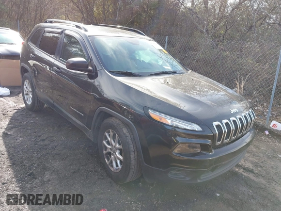 2016 Jeep Cherokee Sport with VIN 1C4PJLAS9GW208334, listed as a IAAI auction lot 41449928 with 163,826 mi miles and . Bid and sale history available at DreamBid. Image 1.
