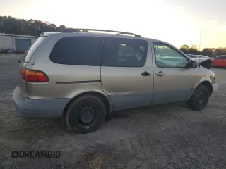 2000 Toyota Sienna LE with VIN 4T3ZF13C5YU206052, listed as a Copart auction lot 80003814 with 0 mi miles and Salvage Title. Bid and sale history available at carsss.com. Image 3.