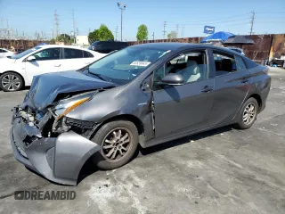 2018 Toyota Prius Two with VIN JTDKBRFU5J3596529, listed as a Copart auction lot 52039845 with 160,526 mi miles and Salvage Title. Bid and sale history available at carsss.com. Image 1.