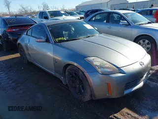 2003 Nissan 350Z Touring with VIN JN1AZ34E53T017495, listed as a IAAI auction lot 41131244 with 192,747 mi miles. Bid and sale history available at carsss.com. Image 1.