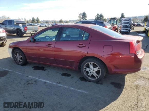 2005 Mitsubishi Galant GTS with VIN 4A3AB76S75E031821, listed as a Copart auction lot 86926274 with 186,432 mi miles and Salvage Title. Bid and sale history available at carsss.com. Image 2.