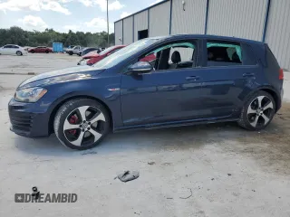 2017 Volkswagen Golf GTI Autobahn with VIN 3VW547AU2HM003069, listed as a Copart auction lot 57317524 with 91,456 mi miles and Salvage Title. Bid and sale history available at carsss.com. Image 1.