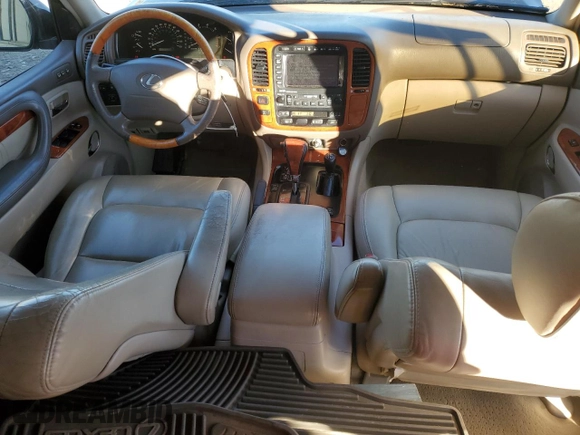 2002 Lexus LX 470 z VIN JTJHT00W023515545, wystawiony jako Copart lot #79218054 z przebiegiem 310 334 mil mil oraz Szkoda całkowita • Salvage title. Historia ofert i sprzedaży dostępna na DreamBid. Obrazek 8.