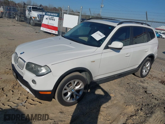 2010 BMW X3 xDrive30i with VIN WBXPC9C41AWJ35191, listed as a IAAI auction lot 41720593 with 139,468 mi miles. Bid and sale history available at carsss.com. Image 2.