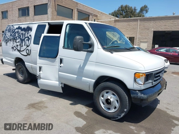 2006 Ford Econoline Cargo with VIN 1FTNS24WX6DA55213, listed as a IAAI auction lot 42293191 with 264,497 mi miles and . Bid and sale history available at DreamBid. Image 1.