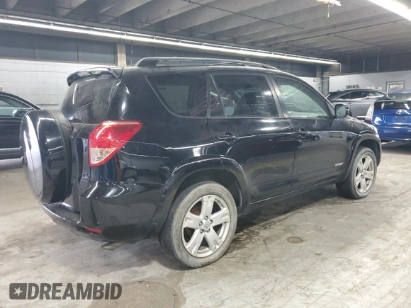 2007 Toyota RAV4 Sport z VIN JTMZD32VX76040969, wystawiony jako Copart lot #66739055 z przebiegiem 184 527 mil mil oraz Czysty tytuł • Clean title. Historia ofert i sprzedaży dostępna na DreamBid. Obrazek 3.