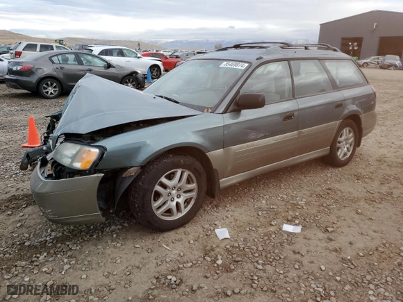 2001 Subaru Legacy Wagon Outback w/RB Equip with VIN 4S3BH665117603197, listed as a Copart auction lot 85469874 with 0 mi miles and Salvage Title. Bid and sale history available at carsss.com. Image 1.