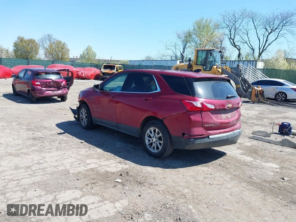 2018 Chevrolet Equinox LT with VIN 3GNAXSEV3JS511879, listed as a IAAI auction lot 42001009 with 184,169 mi miles. Bid and sale history available at carsss.com. Image 3.