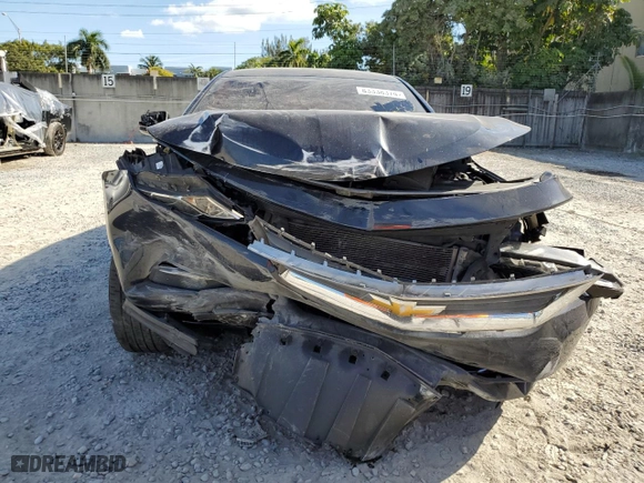 2017 Chevrolet Impala LS with VIN 1G11X5S30HU153656, listed as a Copart auction lot 83338374 with 0 mi miles and Salvage Title. Bid and sale history available at carsss.com. Image 5.