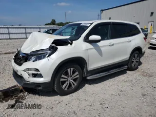 2016 Honda Pilot EX-L with VIN 5FNYF6H50GB086264, listed as a Copart auction lot 64984505 with 197,582 mi miles and Clean title. Bid and sale history available at DreamBid. Image 1.