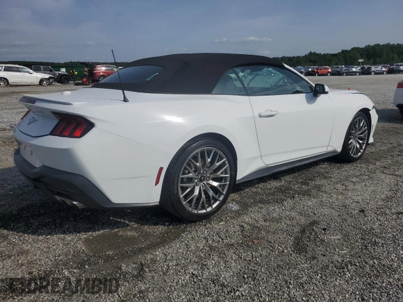 2024 Ford Mustang EcoBoost z VIN 1FAGP8UH8R5135709, wystawiony jako Copart lot #57393045 z przebiegiem 1 267 mil mil oraz Szkoda całkowita • Salvage title. Historia ofert i sprzedaży dostępna na DreamBid. Obrazek 3.