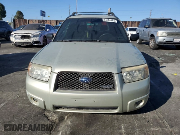2006 Subaru Forester 2.5 X with VIN JF1SG63656G756775, listed as a Copart auction lot 81601284 with 221,387 mi miles and Salvage Title. Bid and sale history available at carsss.com. Image 5.