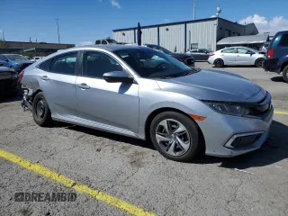 2019 Honda Civic LX with VIN 2HGFC2F66KH548402, listed as a Copart auction lot 51483625 with 70,762 mi miles and Salvage Title. Bid and sale history available at DreamBid. Image 4.