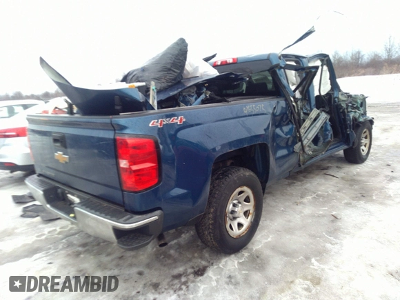2017 Chevrolet Silverado 1500 Work Truck with VIN 1GCVKNEH7HZ265081, listed as a IAAI auction lot 41655075 with 144,207 mi miles. Bid and sale history available at carsss.com. Image 4.