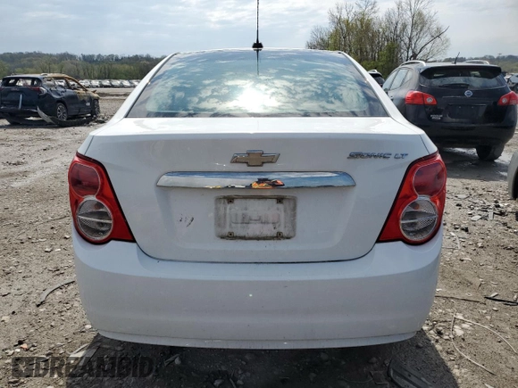 2015 Chevrolet Sonic LT with VIN 1G1JC5SH3F4150318, listed as a Copart auction lot 53275075 with 117,402 mi miles and Salvage Title. Bid and sale history available at DreamBid. Image 6.