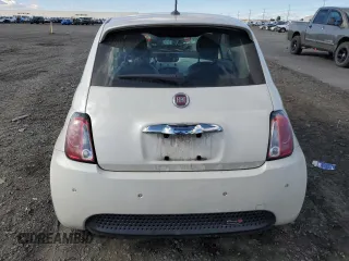 2014 FIAT 500e with VIN 3C3CFFGE9ET172865, listed as a Copart auction lot 76743054 with 87,791 mi miles and Salvage Title. Bid and sale history available at carsss.com. Image 6.