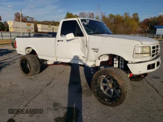 1996 Ford F-250 with VIN 1FTHF25F9TEB05685, listed as a Copart auction lot 78354604 with 222,010 mi miles and Salvage title. Bid and sale history available at DreamBid. Image 4.
