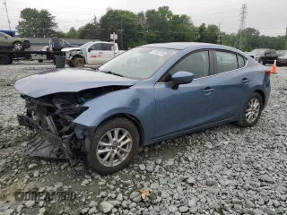 2016 Mazda 3 i Touring with VIN 3MZBM1W7XGM295264, listed as a Copart auction lot 57033755 with 90,927 mi miles and Salvage title. Bid and sale history available at DreamBid. Image 1.