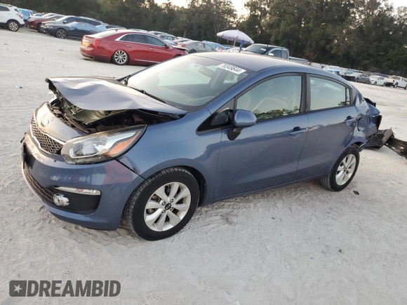 2017 Kia Rio EX with VIN KNADN4A39H6058651, listed as a Copart auction lot 78349644 with 43,859 mi miles and Salvage Title. Bid and sale history available at carsss.com. Image 1.
