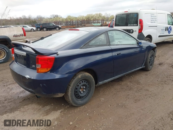 2002 Toyota Celica GT with VIN JTDDR32T320142846, listed as a IAAI auction lot 41825592 with 146,485 mi miles and . Bid and sale history available at carsss.com. Image 4.