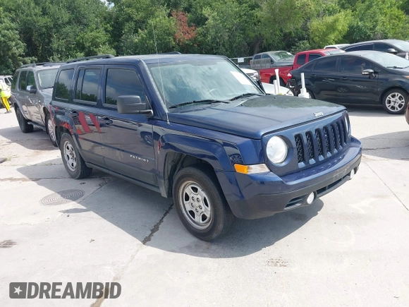 2014 Jeep Patriot Sport with VIN 1C4NJPBA3ED689999, listed as a IAAI auction lot 42498800 with 204,560 mi miles and . Bid and sale history available at DreamBid. Image 1.