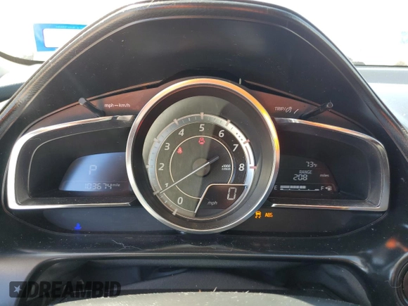2016 Mazda CX-3 Grand Touring with VIN JM1DKBD7XG0109347, listed as a Copart auction lot 48655745 with 103,674 mi miles and Salvage Title. Bid and sale history available at carsss.com. Image 9.