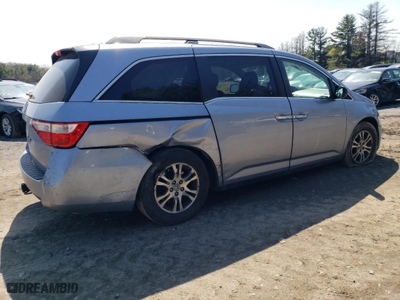 2011 Honda Odyssey EX-L with VIN 5FNRL5H65BB097642, listed as a Copart auction lot 51408045 with 314,944 mi miles and Salvage Title. Bid and sale history available at carsss.com. Image 3.