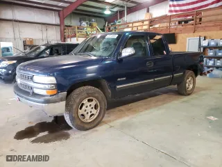 2002 Chevrolet Silverado 1500 LS with VIN 1GCEK19T72E200348, listed as a Copart auction lot 45974865 with 287,477 mi miles and Salvage Title. Bid and sale history available at carsss.com. Image 1.
