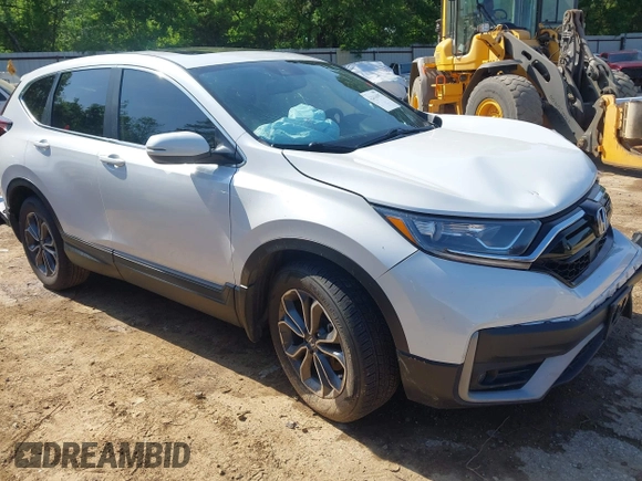 2022 Honda CR-V EX-L with VIN 5J6RW1H82NA004522, listed as a IAAI auction lot 42016997 with 61,844 mi miles and . Bid and sale history available at carsss.com. Image 1.