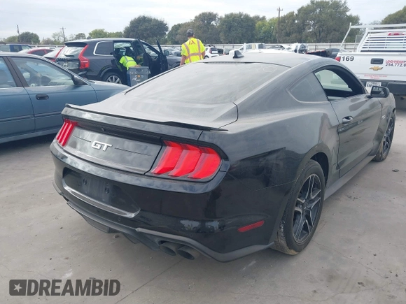 2021 Ford Mustang GT with VIN 1FA6P8CF7M5110756, listed as a IAAI auction lot 40629234 with 81,270 mi miles. Bid and sale history available at carsss.com. Image 4.
