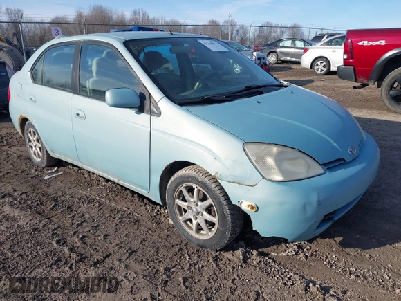2001 Toyota Prius with VIN JT2BK12U810037395, listed as a IAAI auction lot 41760814 with 252,179 mi miles. Bid and sale history available at carsss.com. Image 1.