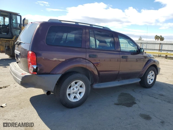 2004 Dodge Durango SXT with VIN 1D4HD38NX4F228182, listed as a Copart auction lot 44379675 with 114,609 mi miles and Salvage Title. Bid and sale history available at carsss.com. Image 3.