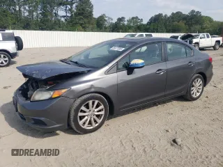 2012 Honda Civic EX with VIN 2HGFB2F81CH601657, listed as a Copart auction lot 55477085 with 152,854 mi miles and Clean Title. Bid and sale history available at DreamBid. Image 1.