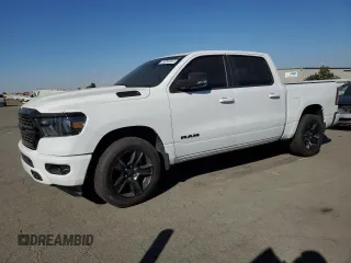 2022 Ram 1500 Lone Star with VIN 1C6RREFTXNN254294, listed as a Copart auction lot 74255054 with 49,951 mi miles and Salvage title. Bid and sale history available at DreamBid. Image 1.