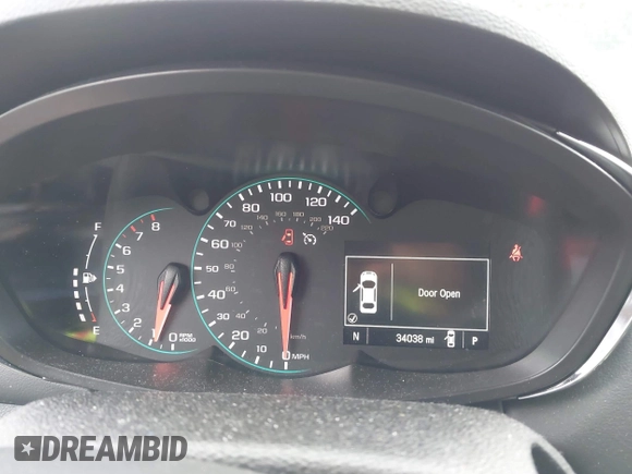 2020 Chevrolet Trax LT with VIN 3GNCJLSB8LL293414, listed as a IAAI auction lot 42714496 with 34,038 mi miles and . Bid and sale history available at DreamBid. Image 7.