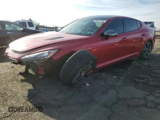 2018 Kia Stinger GT2 with VIN KNAE55LC2J6019090, listed as a Copart auction lot 86851104 with 40,076 mi miles and Salvage Title. Bid and sale history available at carsss.com. Image 1.